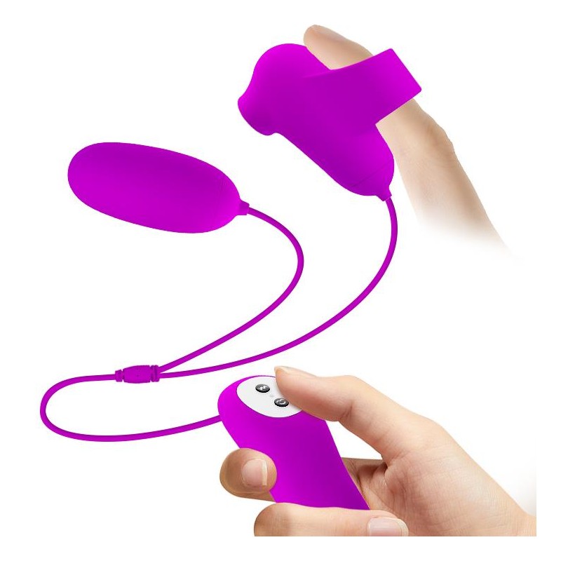 PRETTY LOVE - SUCTION & VIBRO-BULLETS, 12 vibration functions 12 sucking functions